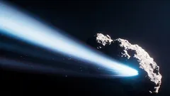 ハッブル宇宙望遠鏡が彗星の自転方向の変化を初めて観測